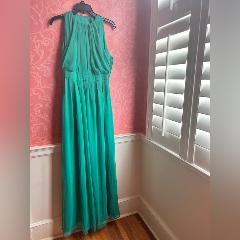 Lela Rose green bridesmaid dress